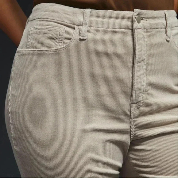 NWT Good American Good Classic Boot Corduroy Pants Cream Tan Stretch Plus Size - Picture 3 of 14